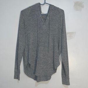 Size S Gap Grey Hoodie Long Sleeve Shirt with Hood